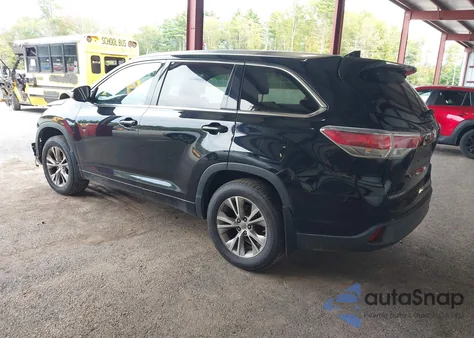 2014 Toyota Highlander Xle V6 from USA, damaged, VIN 5TDJKRFHXES063501